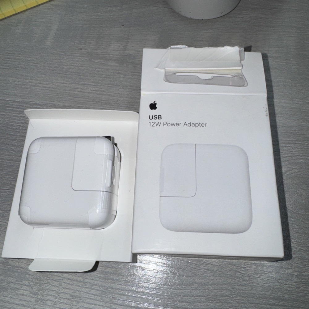 Genuine OEM Apple 12W USB Wall Charger Power Adapter for iPad iPhone A2167 USB-A